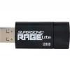 USB atmintinė PATRIOT Supersonic Rage Lite 128 GB USB Type-A 3.2 Gen 1, 180 MB/s, mėlyna/juoda