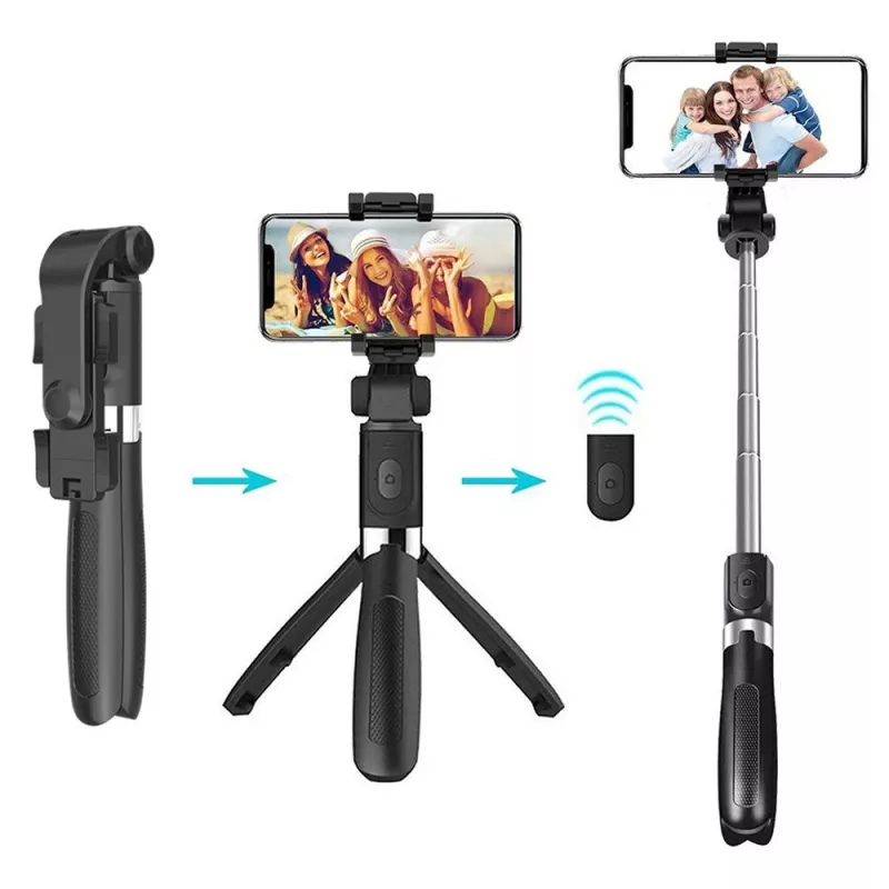 Trikojis MEDIA-TECH MT5542 Asmenukių trikojis 2in1 Reguliuojamas aukštis Lengvas
