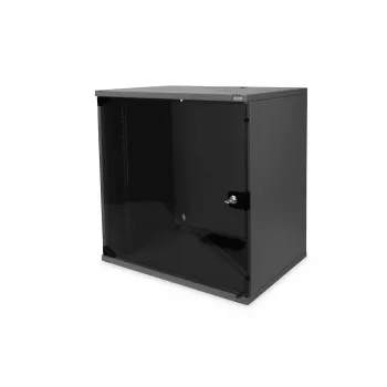 DIGITUS Professional - korpusas - SOHO, nesumontuotas - 540x400 mm (p×g) - tinkamas montuoti ant sienos - juodas, RAL 9005 - 12U - 48,3 cm (19) (DN-19 12-U-S-SW)