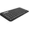 Logitech Pebble Keys 2 K380s - Klaviatūra - Belaidė - Bluetooth LE - QWERTZ - Vokiška - Tonal Graphite (920-011795)
