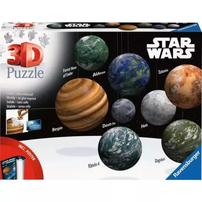 3D Puzzle Ravensburger 11577 Žvaigždžių karai 531 vnt.