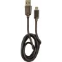 LC-POWER kabelis USB-Micro-1M-6 1m sidabrinis metalinis, USB A į Micro-USB (LC-C-USB-MICRO-1M-6)