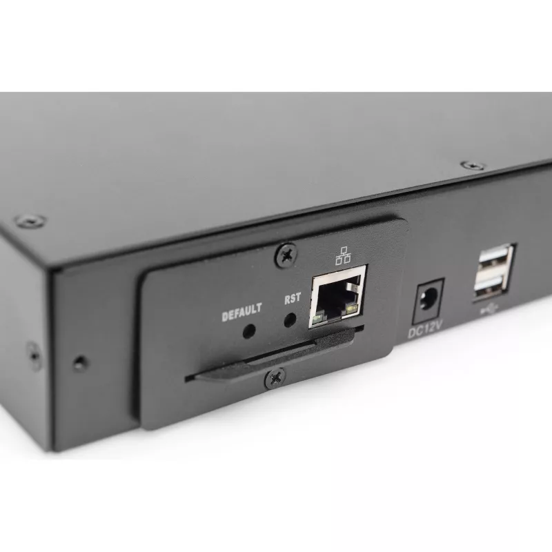 DIGITUS Professional DS-72216 - KVM jungiklis - 16 x KVM prievadas (-ų) - montuojamas į stelažą (DS-72216)