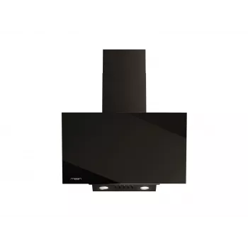 Sieninis kamininis gartraukis MAAN Vertical Glass 60 Juoda, stiklas/plienas, 595 mm, 135–320 m³/h, elektroninis valdymas