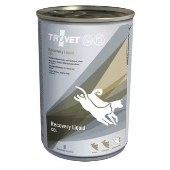 Drėgna atsistatymo dieta TROVET Recovery Liquid CCL šunims ir katėms, 400 g, vištienos skonio, 87 % drėgmės