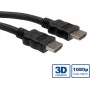 ROLINE - Vaizdo/Garso/Tinklo laidas - HDMI - 30 AWG - HDMI, 19 kontaktų (V) - HDMI, 19 kontaktų (V) - 2 m - Ekranuotas - Juodas (11.04.5732)