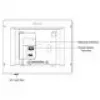 Video domofonas Hikvision DS-KH6320-TE1, 7 colių talpinis jutiklinis ekranas, PoE, 1024×600, MicroSD iki 32 GB, Ethernet, Linux