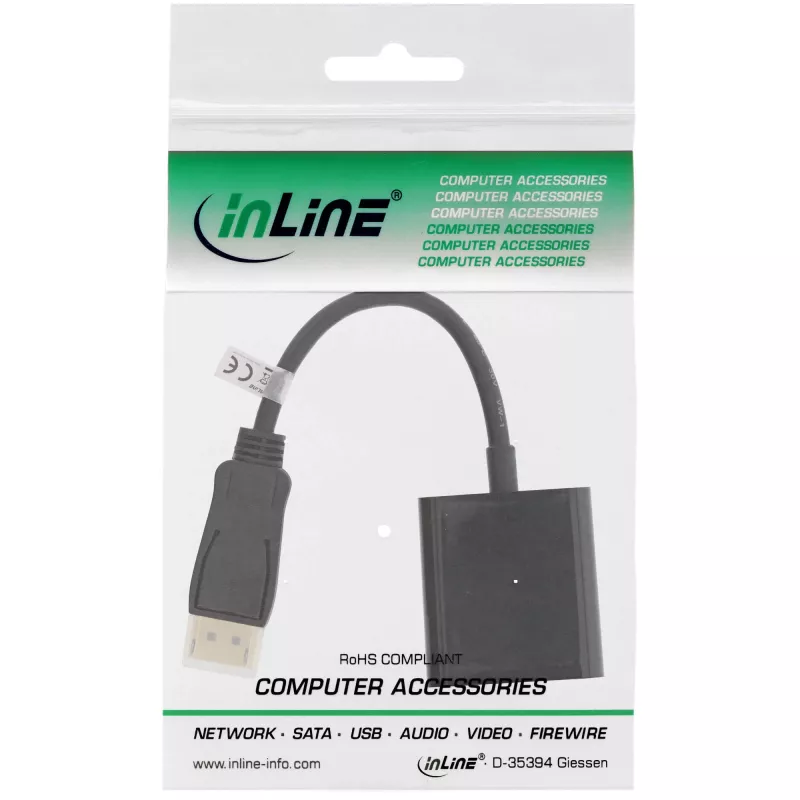 Microconnect DPDVID vaizdo kabelio adapteris 0,15 m DisplayPort DVI-D juodas