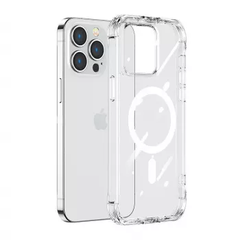 Skaidrus magnetinis dėklas Joyroom JR-14H6, skirtas iPhone 14 Pro, magnetinis uždarymas, skaidrus apsauginis apvalkalas