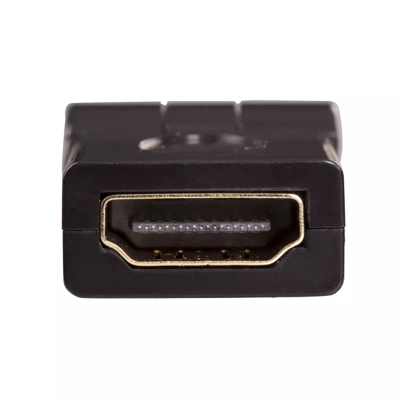 Akyga AK-AD-40 HDMI (M) į HDMI (F) 180° pasukamas kampinis adapteris, juodas