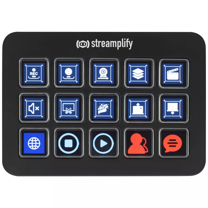 Streamplify STREAMING DECK ONE valdiklis - juoda