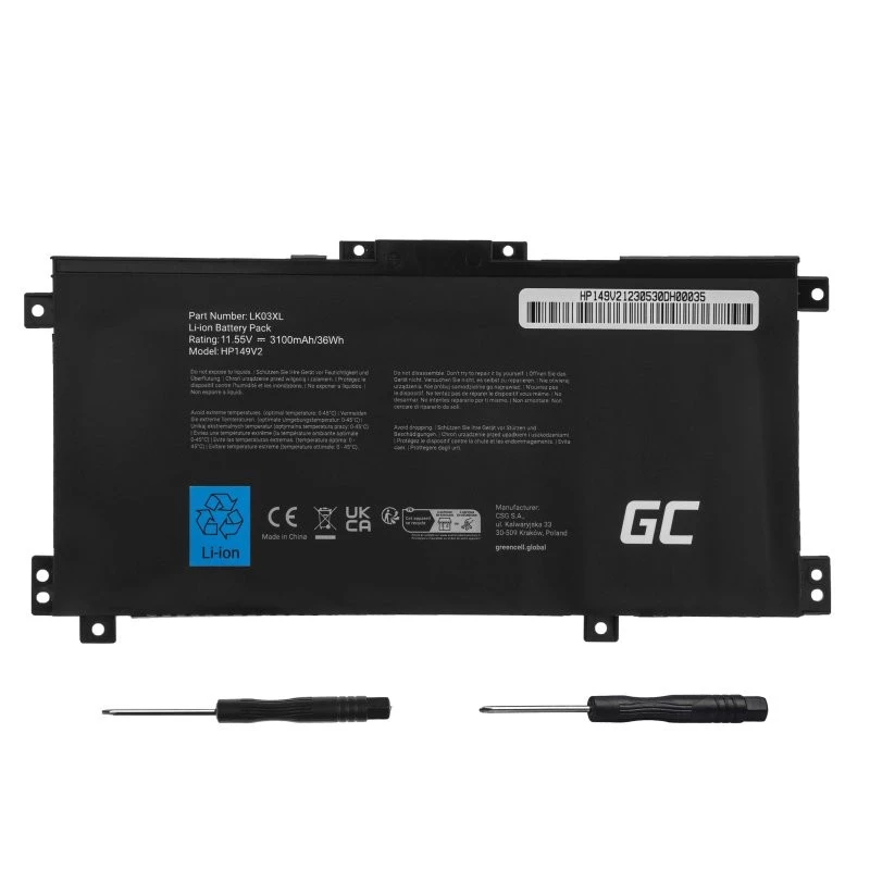 Baterija Green Cell HP149V2 for HP Envy x360 15-BP 17-AE