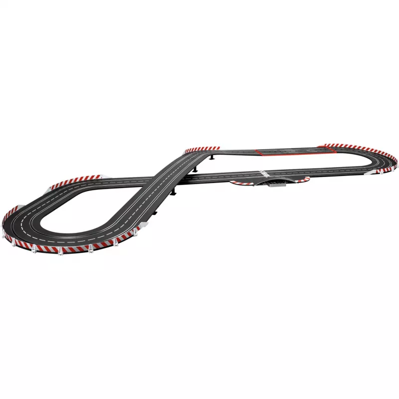 Automobiliukų trasos rinkinys CARRERA Digital 132 Race of the Champions (modelis 20030048) — skaitmeninis 1:32 automobiliukų trasos rinkinys