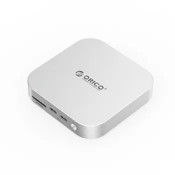 M.2 NVMe lizdo adapteris ORICO M49P-EU-SV-BP — USB-C 10 Gbps, metalinis korpusas