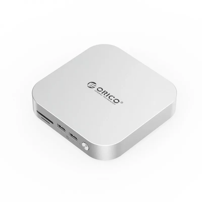 M.2 NVMe lizdo adapteris ORICO M49P-EU-SV-BP — USB-C 10 Gbps, metalinis korpusas