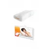 Ortopedinė pagalvė MDH Qmed Standard Plus ergonomiškas dizainas kaklo atramai, putų tankis 55 kg/m³, 500×330 mm, gylis 12 cm, ekru spalva
