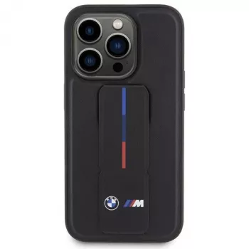 BMW | BMHCP15X22GSLK | Nugarėlė | Apple | iPhone 15 Pro Max | TPU, PC, Eko oda | Juoda