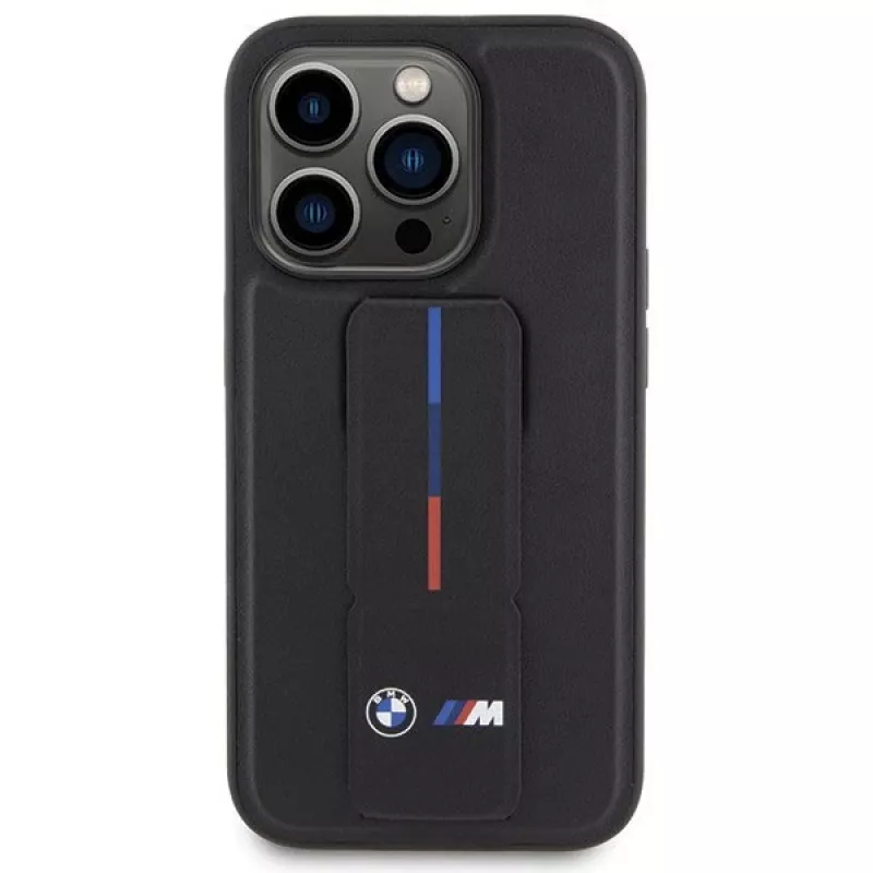 BMW | BMHCP15X22GSLK | Nugarėlė | Apple | iPhone 15 Pro Max | TPU, PC, Eko oda | Juoda