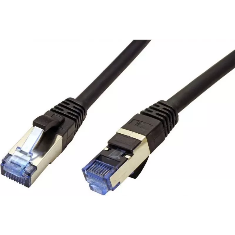Value 21.99.1964 tinklo kabelis juodas 0,3 m Cat6a S/FTP (S-STP) (21.99.1964)