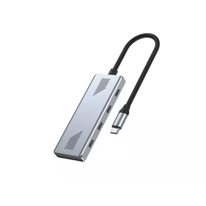 USB-C 3.2 Gen 2 4 prievadų koncentratorius, GEMBIRD UHB-CM-U310-C4-01