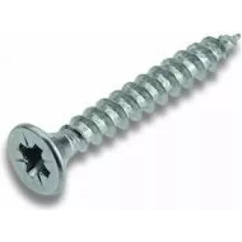Varžtas cimco 190044 — galvanizuotas metalas, medienos plaušo plokštėms, 60 mm ilgis, 4,5 mm sriegio skersmuo, 1 vnt.