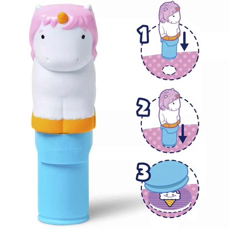 Melissa & Doug 6074898 Lipdukai WOW! Vienaragio veiklos lapelių rinkinys