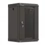Lanberg WF11-3309-10B spintelė 9U sieninis stovas Juoda