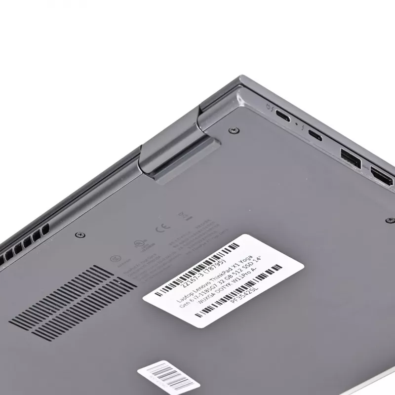 LENOVO ThinkPad X1 Yoga Gen.6 i7-1185G7 32GB 512GB SSD 14 WUXGA(liet.) Win11pro USED US QWERTY Naudotas