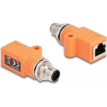DeLOCK 60617 kabelio jungčių adapteris M12 RJ45 Violetinė