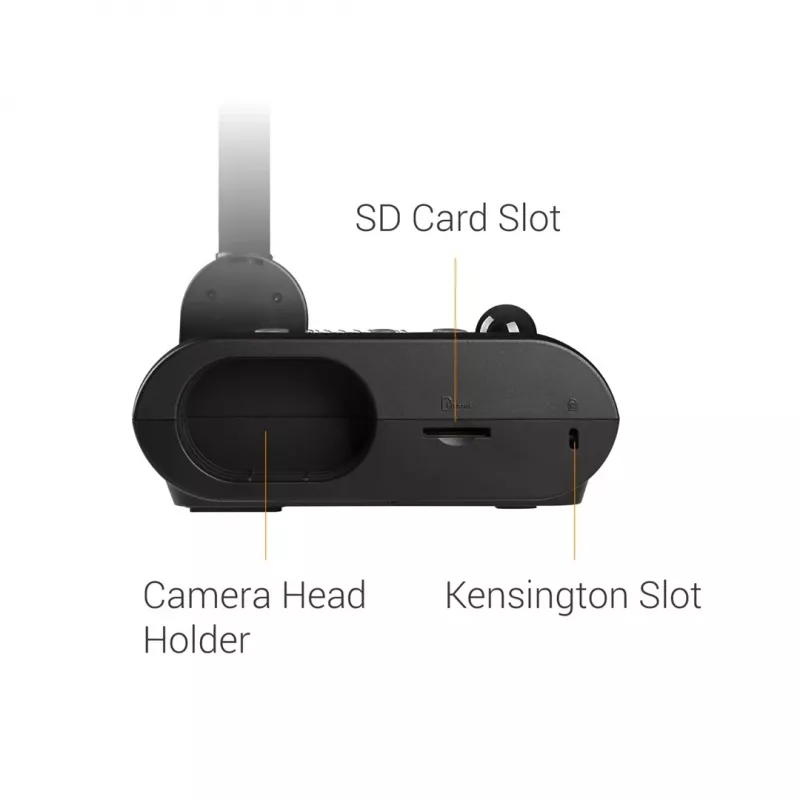 AVer F50+ dokumentų kamera Juoda 25.4 / 3.2 mm (1 / 3.2) CMOS USB 2.0