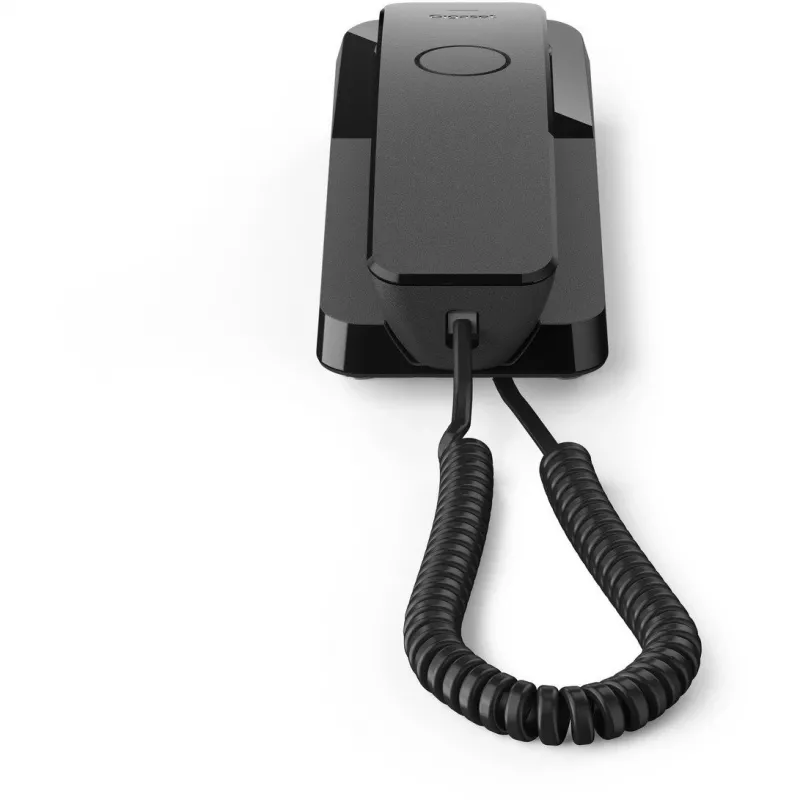 Analoginis telefonas Gigaset DESK 200, juodas, laidinis ragelis, 10 įrašų