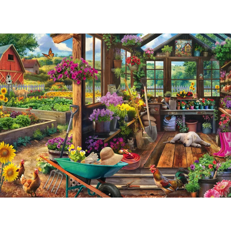 Jeff Haynie: Gartenhaus, dėlionė 1000 dalių