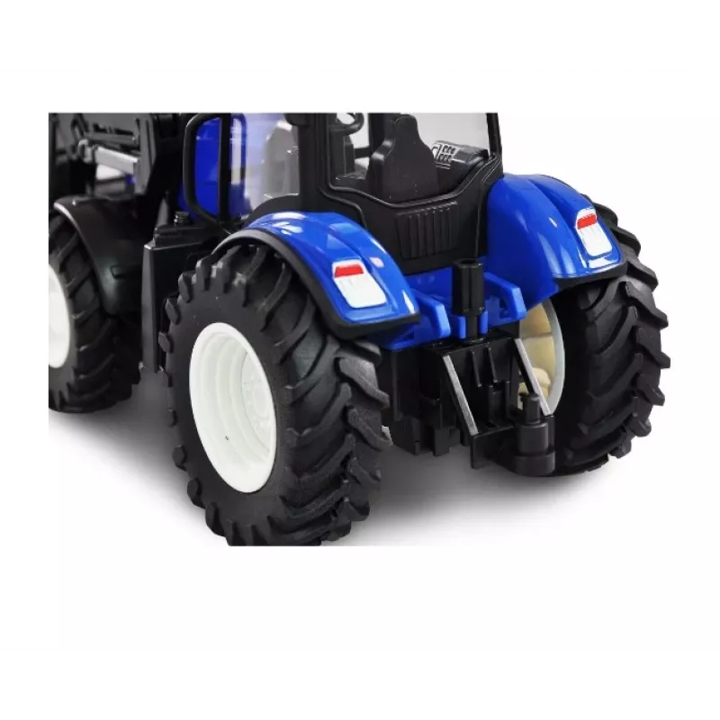 Traktorius Amewi Žaislinis traktorius su sukamuoju grėbliu Elektrinis variklis 1:24