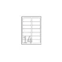 Avery Zweckform Avery - Balta - 99,1 x 38,1 mm 1400 etiketės (-ių) (100 lapų x 14)