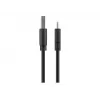 Goobay | USB-C įkrovimo ir sinchronizavimo laidas (USB-A > USB-C) | 38675 | Juodas | RJ-45 | RJ-45 90°