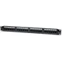 Intellinet pataisų skydelis, Cat5e, UTP, 24 prievadų, 1U, juodas, IEEE 802.3, IEEE 802.3ab, IEEE 802.3u, 10/100/1000Base-T(X), Gigabit Ethernet, RJ-45, auksas, Cat5e