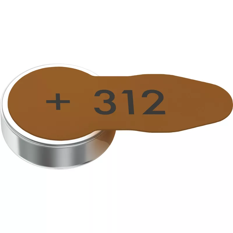 Vienkartinė baterija Varta 312 PR41 Zinc-Air 3,45 mm 7,8 mm 0,5 g