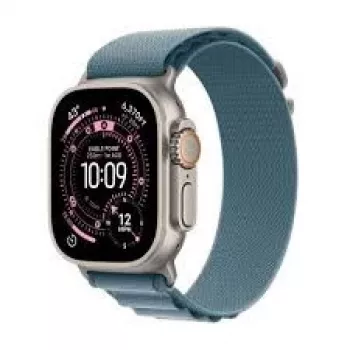 Išmanusis laikrodis Apple Watch Ultra 3 GPS + Cellular 49mm natūralaus titano su šviesiai mėlynu Alpine Loop