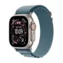 Išmanusis laikrodis Apple Watch Ultra 3 GPS + Cellular 49mm natūralaus titano su šviesiai mėlynu Alpine Loop