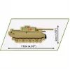 Cobi Tiger I 131 statybinis rinkinys – 144 vnt., rekomenduojama amžiaus grupė 6+, žalias