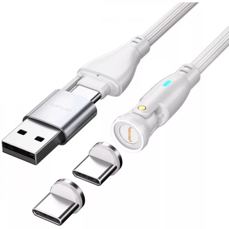 USB laidas 4smarts 541236 USB 2.0 1,8 m USB C baltas