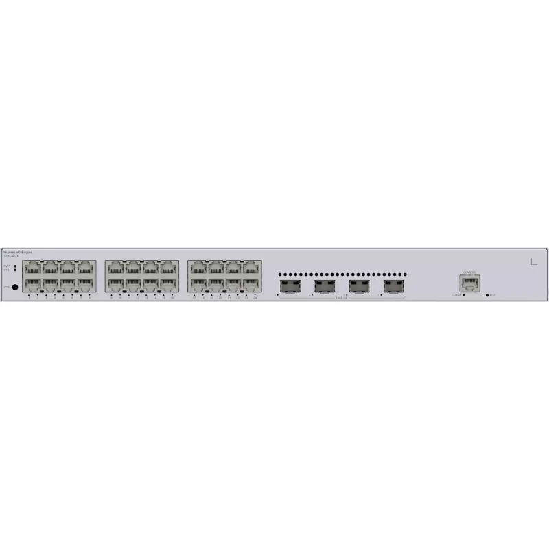 HUAWEI eKit S220 serijos S220-24T4X valdomas L2 Gigabit Ethernet (10/100/1000) 1U pilkas