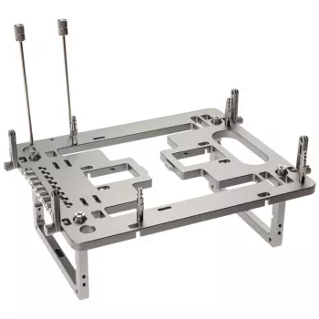 Streacom benchtable BC1 Mini V2 titan — kompaktiškas bandymų stendas su ATX suderinamumu