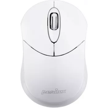 Perixx PERIMICE-802W, Bluetooth pelė kompiuteriui ir planšetei, belaidė, balta