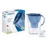 Vandens filtro ąsotis BRITA Marella Maxtra Pro 2,4 l, keičiama kasetė Maxtra Pro, mėlyna