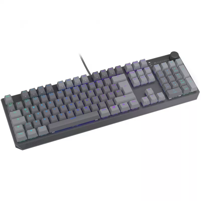 Thock V2, Žaidimų klaviatūra pilka, DE išdėstymas, ENDORFY Red