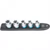 Lizdų rinkinys Hazet 900E-SR/5 — 1/2 colio pavara TORX E12–E20 trumpi lizdai