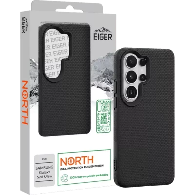 Eiger North Case GRS Galaxy S26 Ultra Juoda (EGCA00998)