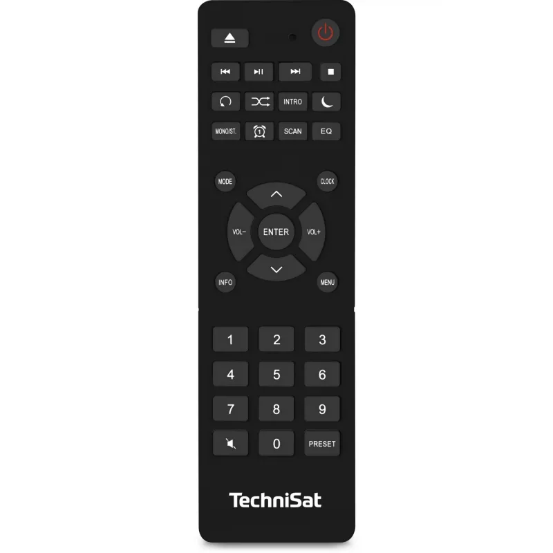 TechniSat DigitRadio 370 CD BT - Garso sistema - 2 x 5 W - Juoda