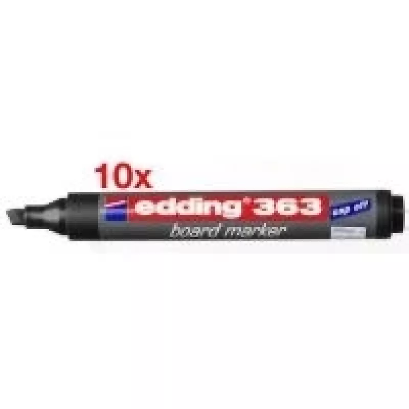 Marker Edding 363 Chisel tip Juoda
